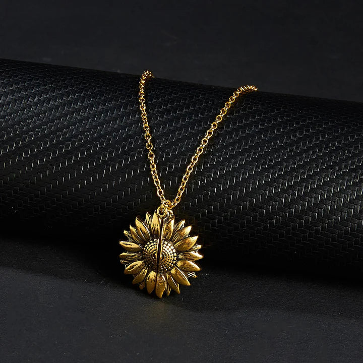 Collar Girasol Sunshine + Caja Regalo Dp